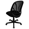 Mesh Swivel Task Chair - Mid Back, Black - FLSH-GO-WY-05-GG