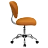 Mesh Swivel Task Chair - Mid Back, Orange - FLSH-H-2376-F-ORG-GG