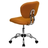 Mesh Swivel Task Chair - Mid Back, Orange - FLSH-H-2376-F-ORG-GG