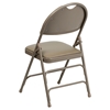 Hercules Series Ultra Premium Folding Chair - Extra Large, Beige - FLSH-HA-MC705AV-3-BGE-GG