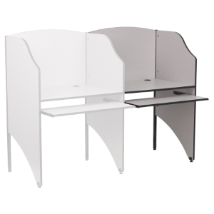 Add On Study Carrel - Nebula Gray 