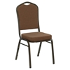 Hercules Series Stacking Banquet Chair - Crown Back, Coffee - FLSH-NG-C01-COFFEE-GV-GG