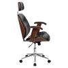 Executive Office Chair - High Back, Black Leather, Swivel - FLSH-SD-SDM-2235-5-BK-HR-GG
