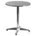 23.5" Round Bistro Table - Aluminum - FLSH-TLH-052-1-GG