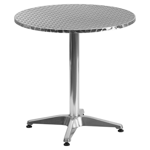 27.5" Round Bistro Table - Aluminum 