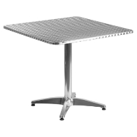 31.5" Square Bistro Table - Aluminum