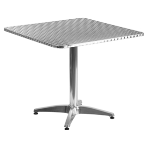 31.5" Square Bistro Table - Aluminum 