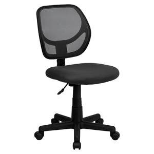 Swivel Task Chair - Low Back, Gray 