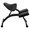 Kneeling Chair - Black Saddle Seat - FLSH-WL-1421-GG