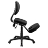 Mobile Kneeling Posture Task Chair - Black - FLSH-WL-1430-GG