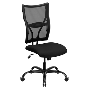 Hercules Series Big and Tall Executive Swivel Office Chair - Black 