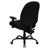 Hercules Series Big and Tall Office Chair - Height Adjustable Arms, Black - FLSH-WL-715MG-BK-A-GG