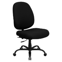 Hercules Series Big and Tall Executive Office Chair - Black, Swivel