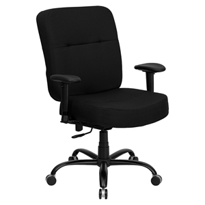 Hercules Series Big and Tall Executive Office Chair - Black, Swivel 