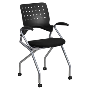 Galaxy Mobile Nesting Chair - Black, with Arms 