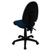 Mid Back Task Chair - Multi Functional, Adjustable Lumbar Support, Navy - FLSH-WL-A654MG-NVY-GG