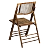 Bamboo Folding Chair - Brown - FLSH-X-62111-BAM-GG
