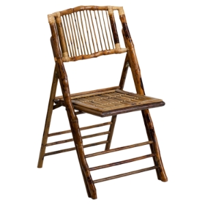 Bamboo Folding Chair - Brown 