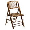 Bamboo Folding Chair - Brown - FLSH-X-62111-BAM-GG