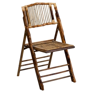 Bamboo Folding Chair - Brown 