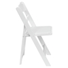 Hercules Series Folding Chair - White - FLSH-XF-2901-WH-WOOD-GG