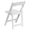 Hercules Series Folding Chair - White - FLSH-XF-2901-WH-WOOD-GG