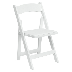 Hercules Series Folding Chair - White 