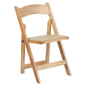 Hercules Series Folding Chair - Natural 