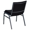 Hercules Series Stack Chair - Black, Ganging Bracket - FLSH-XU-60153-BK-GG