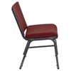 Hercules Series Big and Tall Stack Chair - Burgundy, Extra Wide - FLSH-XU-60555-BY-GG