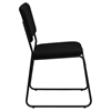 Hercules Series High Density Stacking Chair - Black, Sled Base - FLSH-XU-8700-BLK-B-30-GG