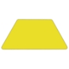 Mobile 24" x 48" Trapezoid Preschool Activity Table - Yellow Top, Adjustable Legs - FLSH-XU-A2448-TRAP-YEL-H-P-CAS-GG