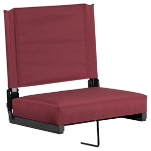 Stadium Chair - Ultra Padded Seats, Maroon 