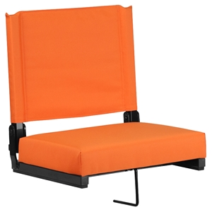 Stadium Chair - Ultra Padded Seats, Orange 