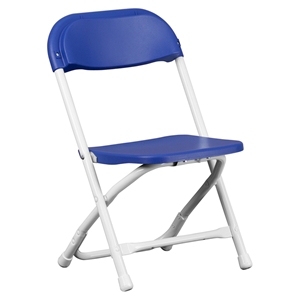 Kids Plastic Folding Chair - Blue 