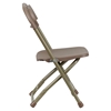 Kids Plastic Folding Chair - Brown - FLSH-Y-KID-BN-GG
