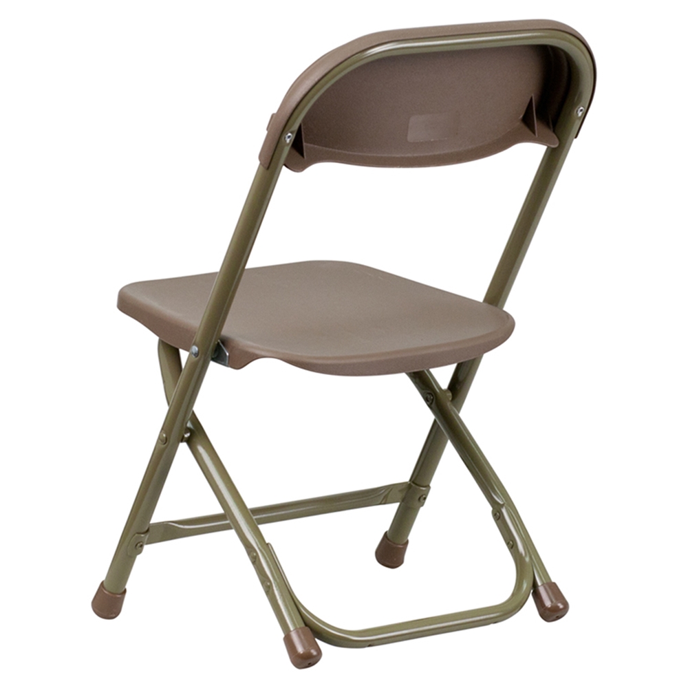 Kids Plastic Folding Chair - Brown | DCG Stores