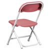 Kids Plastic Folding Chair - Burgundy - FLSH-Y-KID-BY-GG