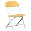 Kids Plastic Folding Chair - Yellow - FLSH-Y-KID-YL-GG