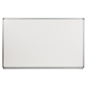60" x 36" Porcelain Magnetic Marker Board - White 