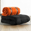 Black Chair Sleeper with Buckle Up Mattress - FF-BUC1BX005X