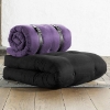 Black Chair Sleeper with Buckle Up Mattress - FF-BUC1BX005X