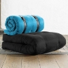 Black Chair Sleeper with Buckle Up Mattress - FF-BUC1BX005X