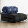 Black Chair Sleeper with Buckle Up Mattress - FF-BUC1BX005X