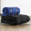 Black Chair Sleeper with Buckle Up Mattress - FF-BUC1BX005X