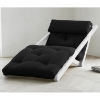 Figo Futon Chaise Lounge with White Frame - FF-FIGOWH1