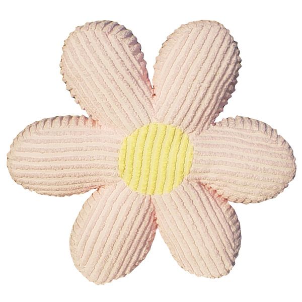 Daisy Pillow in Chenille Pink 