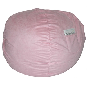 Small Beanbag in Pink Micro Suede 
