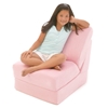 Teen Chair Sleeper in Pink Micro Suede - FUN-TC-SLEEPER-PM