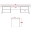 75'' Modern TV Stand in Wenge - FURN-FT75TLW
